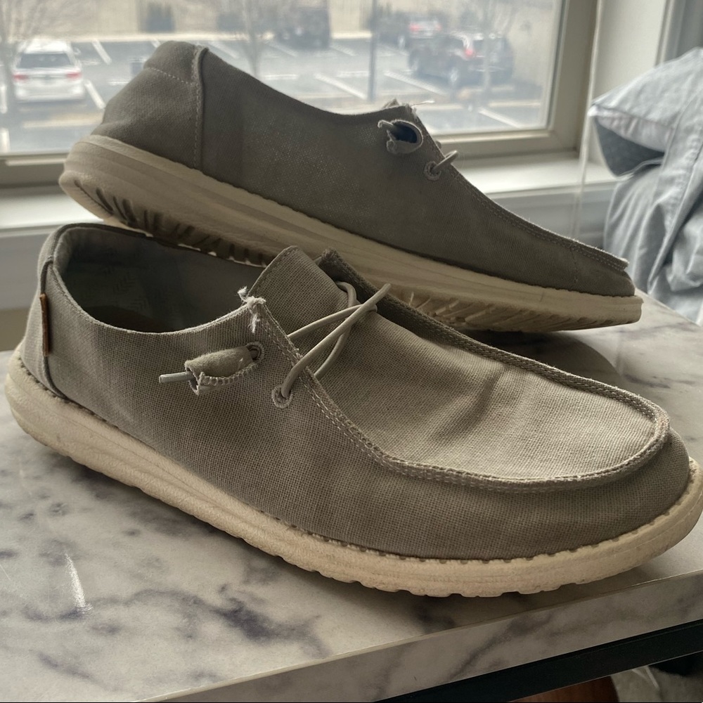 Hey Dude Wendy Grey slip on shoe